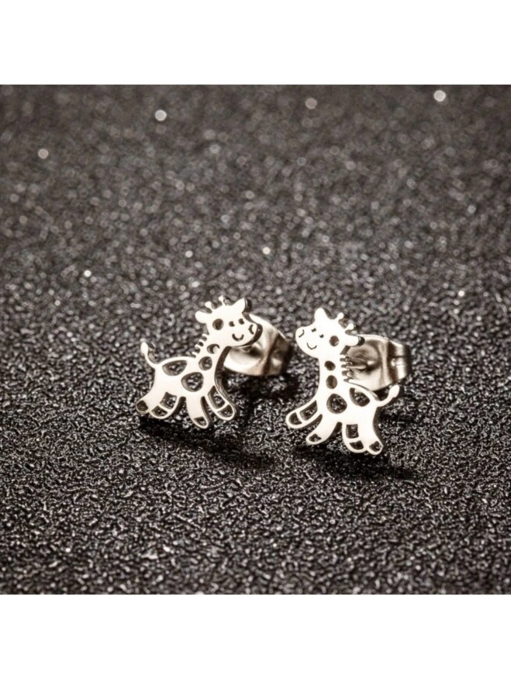 SS Giraffe Stud Earrings